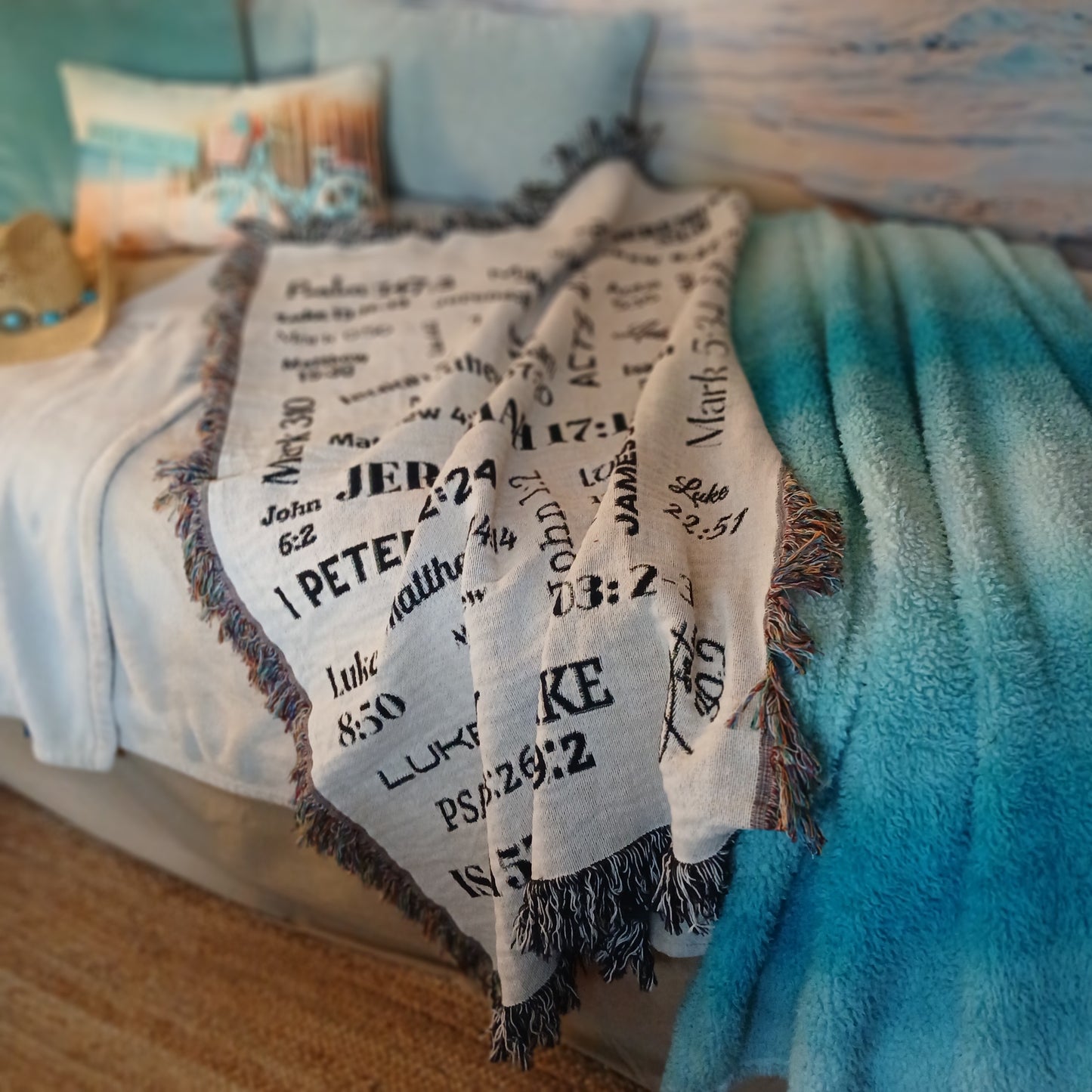 Healing Bible Verses Blanket